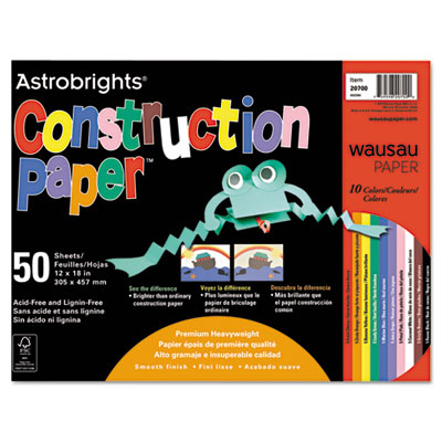 Wausau Paper&reg; Astrobrights&reg; Construction Paper