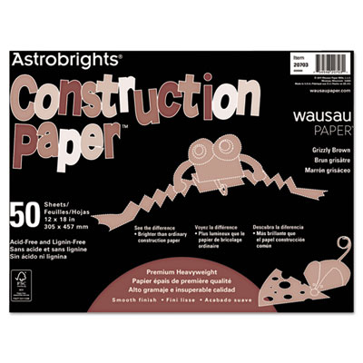 Wausau Paper&reg; Astrobrights&reg; Construction Paper