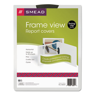 Smead&reg; Frame View Report Cover with Swing Clip
