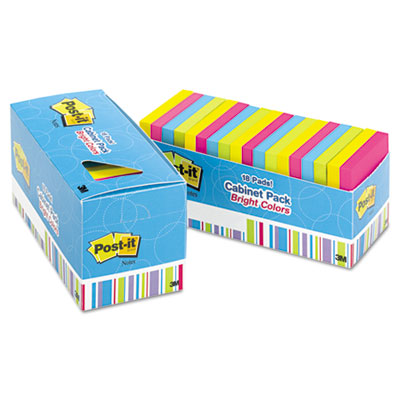Post-it&reg; Notes Original Pads in Jaipur Colors Cabinet Pack