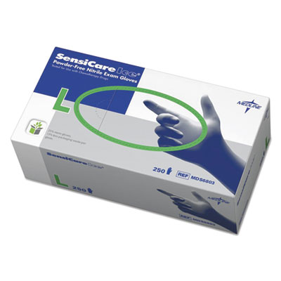 Medline Sensicare&reg; Ice Nitrile Exam Gloves
