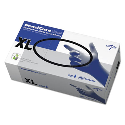 Medline Sensicare&reg; Ice Nitrile Exam Gloves