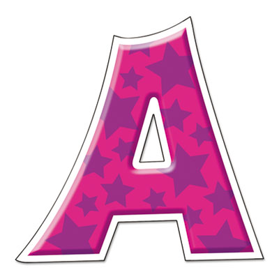 TREND&reg; Furry Friends&trade; Patchwork Friendly 4" Ready Letters&reg;