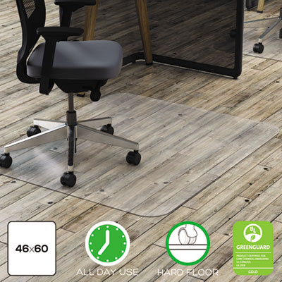 deflecto&reg; Clear Polycarbonate All Day Use Chair Mat