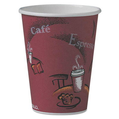 SOLO&reg; Cup Company Paper Hot Drink Cups in Bistro&reg; Design