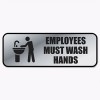 COSCO Brushed Metal Office Sign