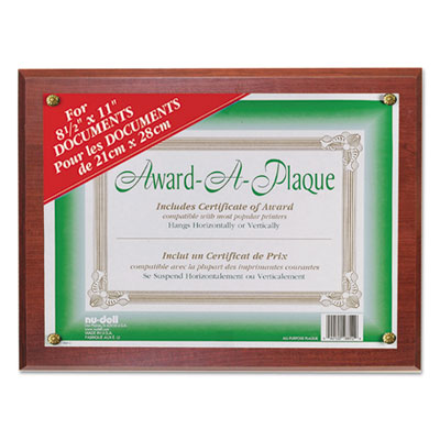NuDell&trade; Award-A-Plaque