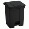 Safco&reg; Large Capacity Plastic Step-On Receptacle