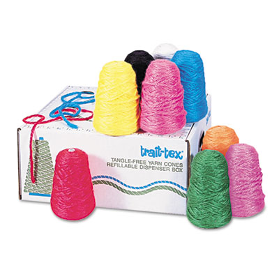 Pacon&reg; Trait-tex&reg; 3-Ply School Roving Yarn Dispenser