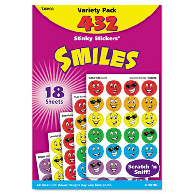 TREND&reg; Stinky Stickers&reg; Variety Pack