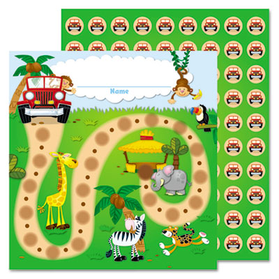 Carson-Dellosa Publishing Jungle Safari Mini Incentive Chart