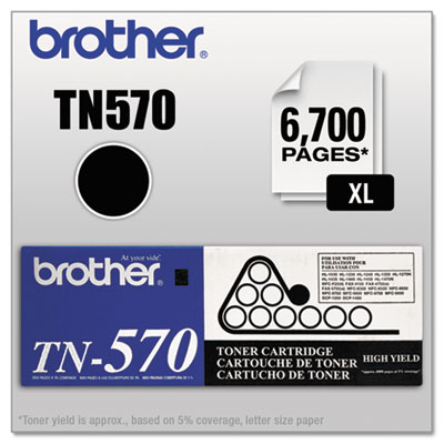 Brother&reg; TN540, TN570 Toner Cartridge