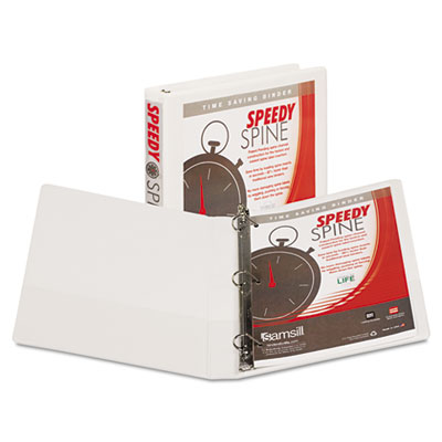 Samsill&reg; Speedy Spine Heavy-Duty Time Saving D-Ring View Binder