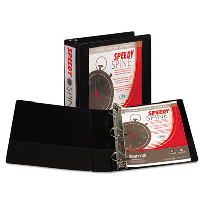 Samsill&reg; Speedy Spine Heavy-Duty Time Saving D-Ring View Binder