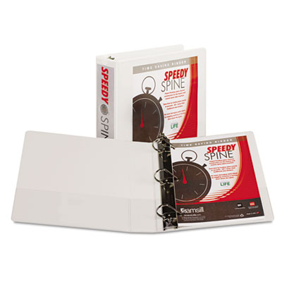 Samsill&reg; Speedy Spine Heavy-Duty Time Saving D-Ring View Binder