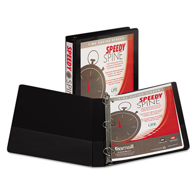 Samsill&reg; Speedy Spine Heavy-Duty Time Saving D-Ring View Binder