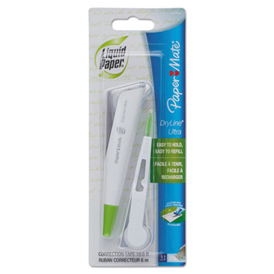 Paper Mate&reg; Liquid Paper&reg; DryLine&reg; Refillable Correction Tape Pen