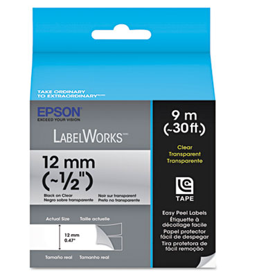 Epson&reg; LabelWorks&trade; Clear LC Tape Cartridge