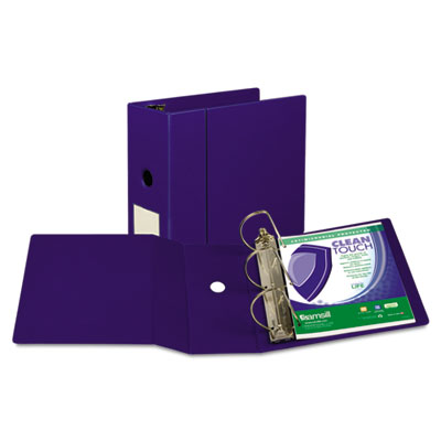 Samsill&reg; Clean Touch&reg; Heavy-Duty Locking D-Ring Antimicrobial Protected Reference Binder