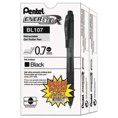 Pentel&reg; EnerGel-X&reg; Retractable Roller Gel Pen