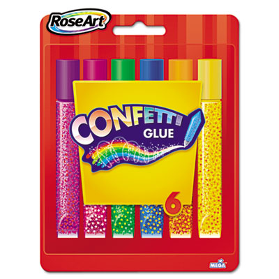 RoseArt® Confetti Glitter Glue Sticks RoseArt® Confetti Glitter Glue Sticks