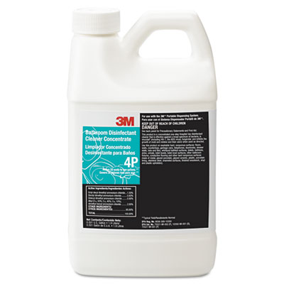 3M Bathroom Disinfectant Cleaner Concentrate 4P