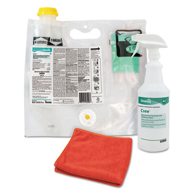 Diversey™ Crew® Concentrated Restroom Floor & Surface Non-Acid Disinfectant Cleaner Diversey™ Crew® Concentrated Restroom Floor & Surface Non-Acid Disinfectant Cleaner