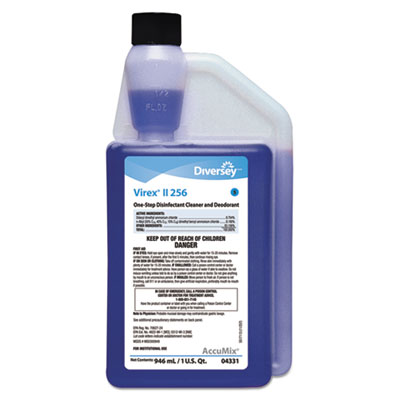 Diversey&trade; Virex&reg; II 256 One-Step Disinfectant Cleaner Deodorant