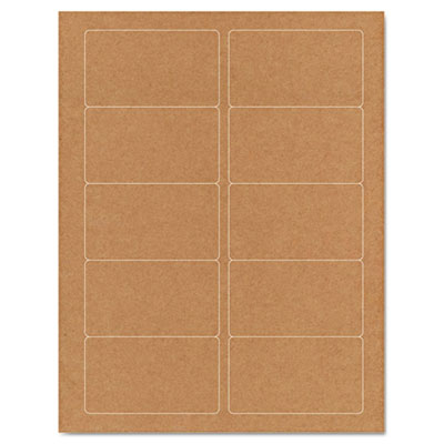 Guided® ReBinder™ Brown Kraft Printer Labels Guided® ReBinder™ Brown Kraft Printer Labels