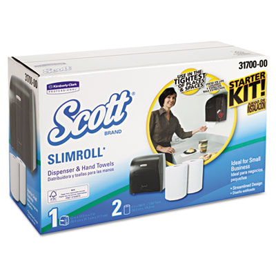 Scott&reg; Slimroll* Hard Roll Towel Dispenser Starter Kit