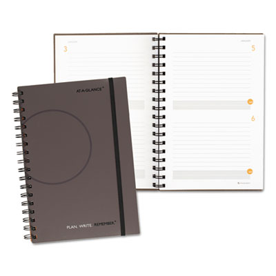 AT-A-GLANCE&reg; PLAN.WRITE.REMEMBER.&reg; Planning Notebook Two Days Per Page