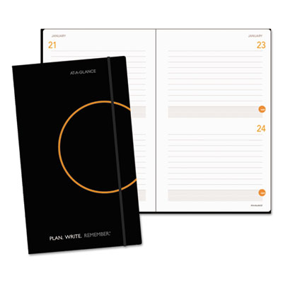 AT-A-GLANCE&reg; PLAN.WRITE.REMEMBER.&reg; Planning Notebook Two Days Per Page