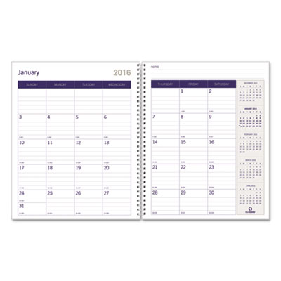 Blueline&reg; DuraGlobe&trade; 14-Month Planner