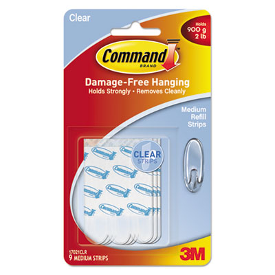 Command&trade; Clear Refill Strips