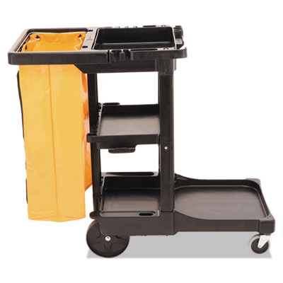 Rubbermaid&reg; Commercial Multi-Shelf Cleaning Cart