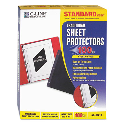 C-Line&reg; Traditional Sheet Protector