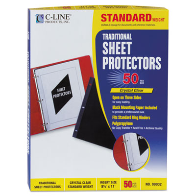 C-Line&reg; Traditional Sheet Protector