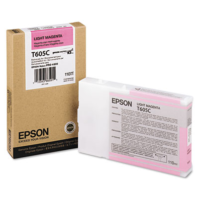 Epson&reg; T605B00, T605C00 Inkjet Cartridge