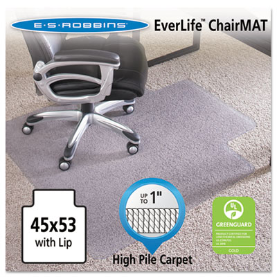 ES Robbins&reg; EverLife&trade; Chair Mats for High to Extra-High Pile Carpet