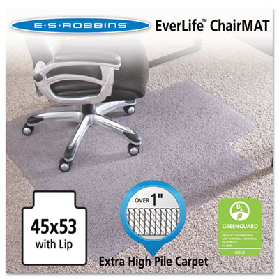 ES Robbins&reg; EverLife&trade; Chair Mats for High to Extra-High Pile Carpet