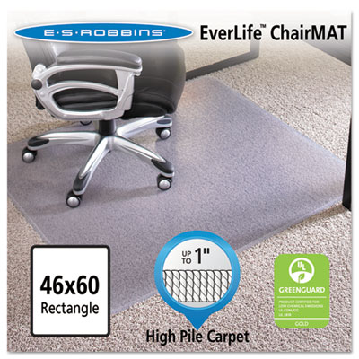 ES Robbins&reg; EverLife&trade; Chair Mats for High to Extra-High Pile Carpet
