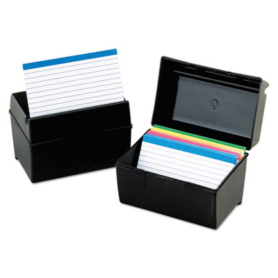 Oxford&reg; Plastic Index Card File
