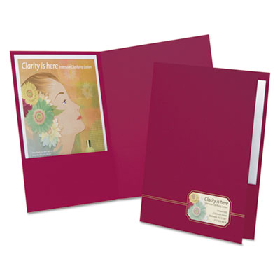Oxford&reg; Monogram Executive Twin Pocket Folders