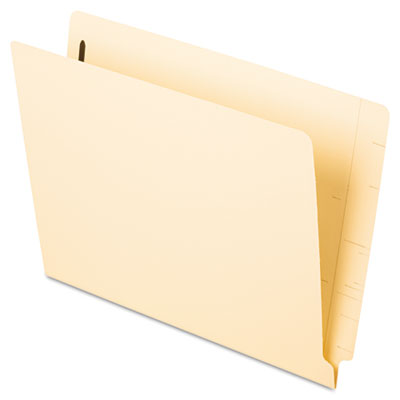 Pendaflex&reg; Manila Laminated End Tab Folders With Fasteners