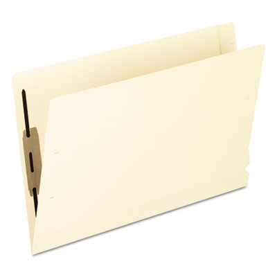 Pendaflex&reg; Manila Laminated End Tab Folders With Fasteners