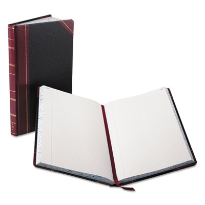 Boorum &amp; Pease&reg; Record and Account Book with Black and Red Cover