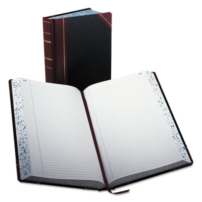 Boorum &amp; Pease&reg; Record and Account Book with Black and Red Cover