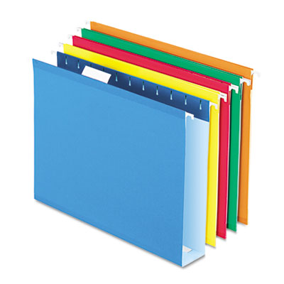 Pendaflex&reg; Extra Capacity Reinforced Hanging File Folders with Box Bottom