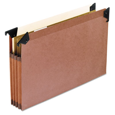 Pendaflex&reg; Premium Expanding Hanging File Pockets with Swing Hooks and Dividers