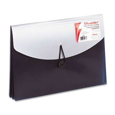 Pendaflex&reg; Four-Pocket Poly Slide File